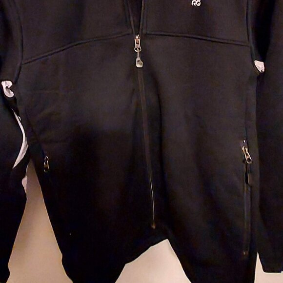 Core Concepts Men Black Zip Up Jacket Long Sleeve logo's Zip up Pockets - Picture 9 of 9